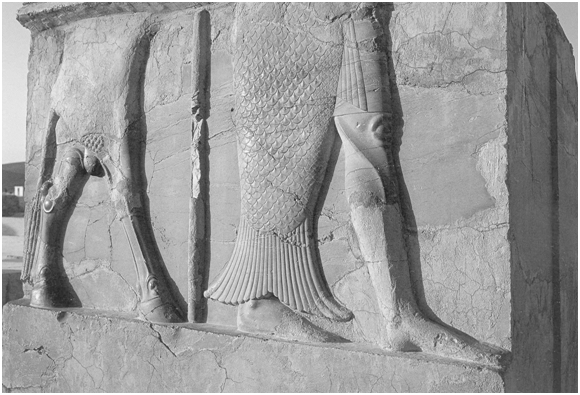 پاسارگاد، ترکیب انسان و ماهی و گاو عکس از: حمیدرضا خزاعی