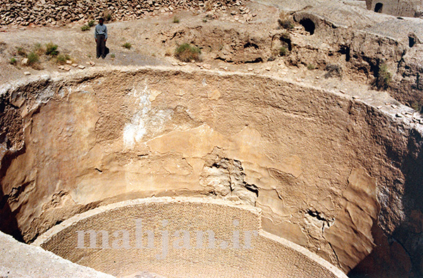 نمایی دیگر از مخزن آب انبار، عکس از حمیدرضا خزاعی