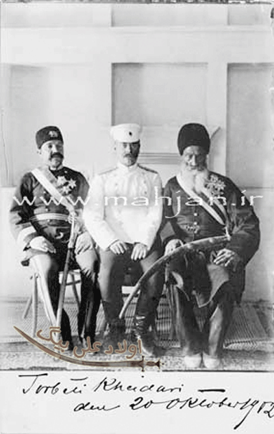 علی نقی خان شجیع الملک, الکساندر ایوانویچ ایاس سرکنسول روسیه تزاری, نظرعلی خان سرتیپ